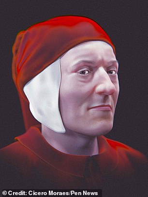 A new study has revealed what the man himself looked like, using Dante's skull to digitally recreate the literary icon's appearance