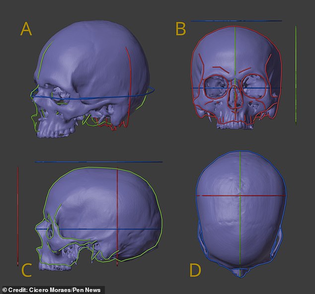 The authors began by digitally reconstructing the Italian poet's skull, using a 1921 analysis of his bones, augmented with data from a 2007 paper on his face.