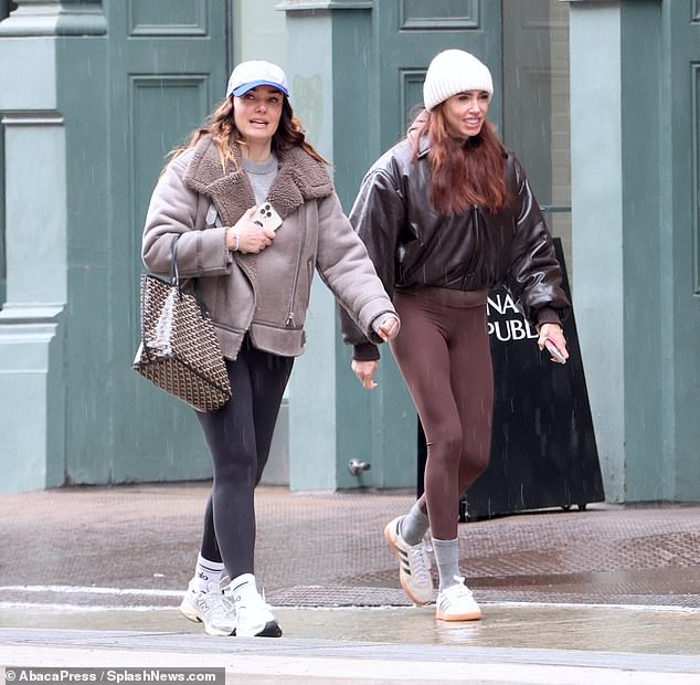 The daughters of 93-year-old British business magnate Bernie Ecclestone looked in good spirits as they spent some quality time together