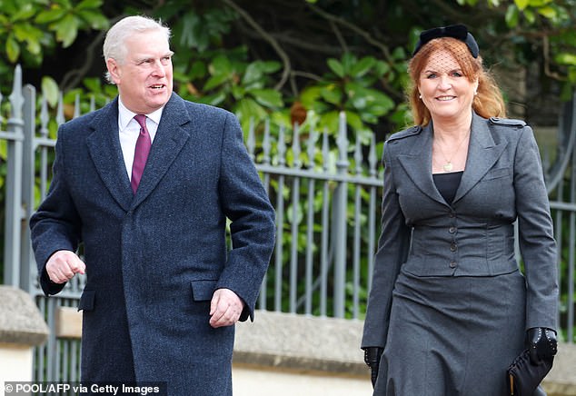 The Duchess of York, 64, still affectionately known to most as Fergie, was pictured arriving alongside her ex-husband, who she lives with at Royal Lodge in Windsor Great Park in Berkshire.