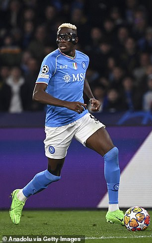 Napoli's Victor Osimhen is another striker being considered by the Gunners