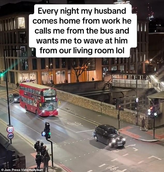 Emre calls Holly when he passes her on the bus every night to ask her to come to the window so she can see him waving.