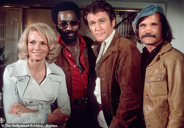 In his episode he played Detective Pete Royston, far right, in 1976