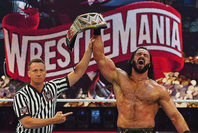 McIntyre won a world heavyweight title against Seth Rollins at WrestleMania 40 in April