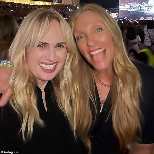 Australian actress Toni, 51, (pictured with Rebel Wilson) got the chance to see megastar Taylor perform in Sydney four nights in a row on the Australian leg of her Eras tour