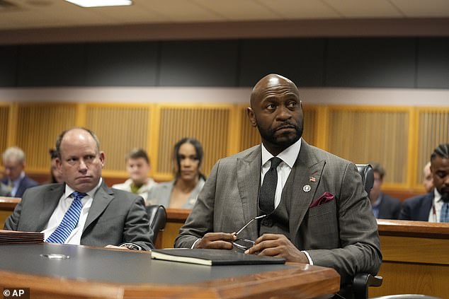 Under fire, Wade watched from the court as his former lawyer came under fire as he began his relationship with Willis