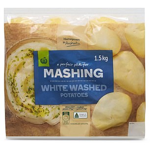 Woolworths Mashed Potato Bag 1.5kg (was $7, now $4.50 only in NSW, VIC, SA, NT, ACT and QLD)