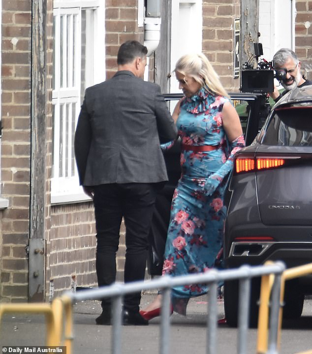 Timothy Smith was also seen helping his bride Lucinda Light out of the car after the pair made progress as a couple after meeting each other's loved ones.