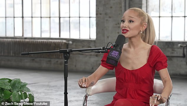 “Before I left for Wicked, the few studio sessions I did, which were all – all – through TikTok, thank you very much.  I'll literally see you in jail,” she said