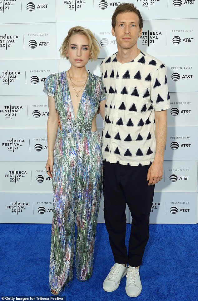 Zoe's latest love life announcement comes a year and a half after she filed for divorce from her husband Daryl Wein;  the pair are pictured at the premiere of their film How It Ends in June 2021