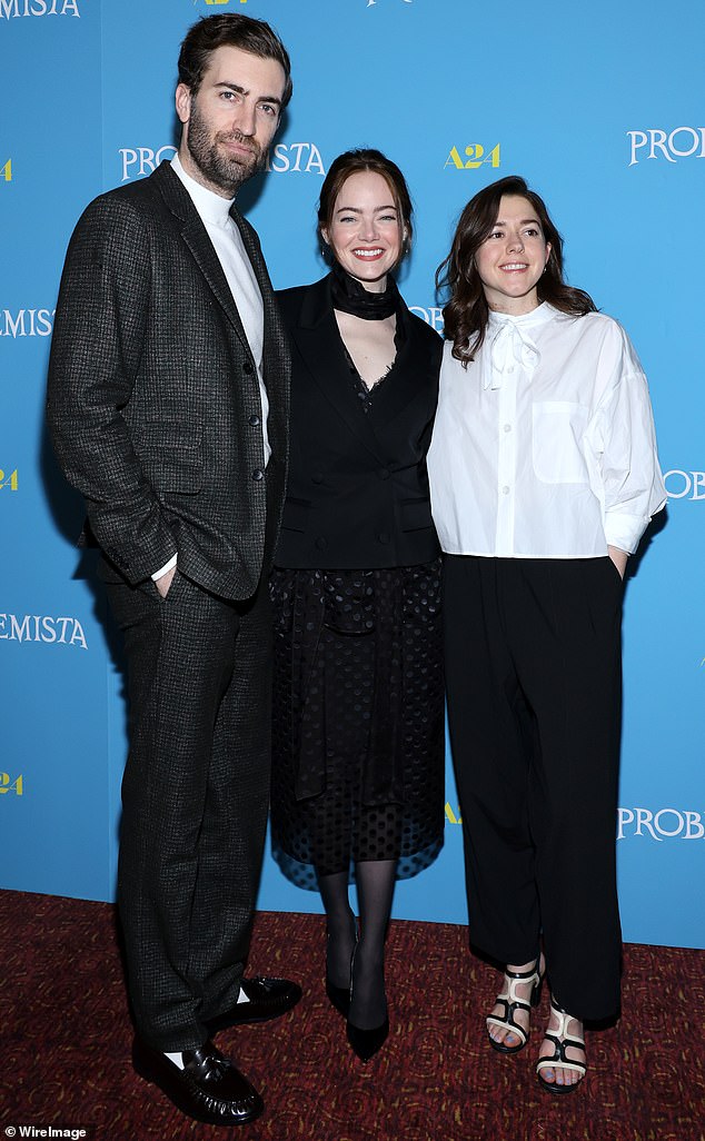 The couple co-produced the film with Julio and Ali Herting under their production company Fruit Tree, which they launched in 2020 (pictured)