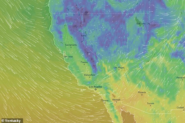 It won't be a surprise that Los Angeles County won't see snow, but there is a slight chance of showers on Friday and more likely rain on Saturday and Sunday