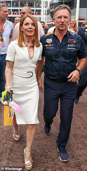 Horner's Spice Girl wife, Geri Halliwell, remains firmly supportive of her husband