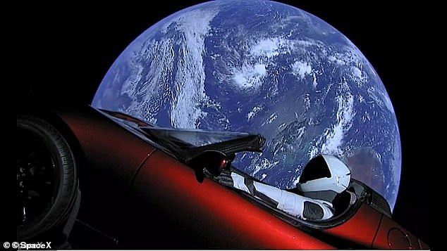 The cherry-red Roadster – loaded with the space-capable Starman – could crash into Earth within the next million years
