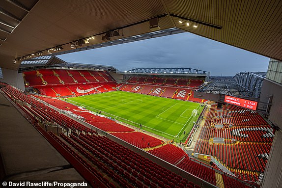 LIVERPOOL, ENGLAND - Wednesday, February 28, 2024: A general view ahead of the FA Cup 5th Round match between Liverpool FC and Southampton FC at Anfield.  (Photo by David Rawcliffe/Propaganda)