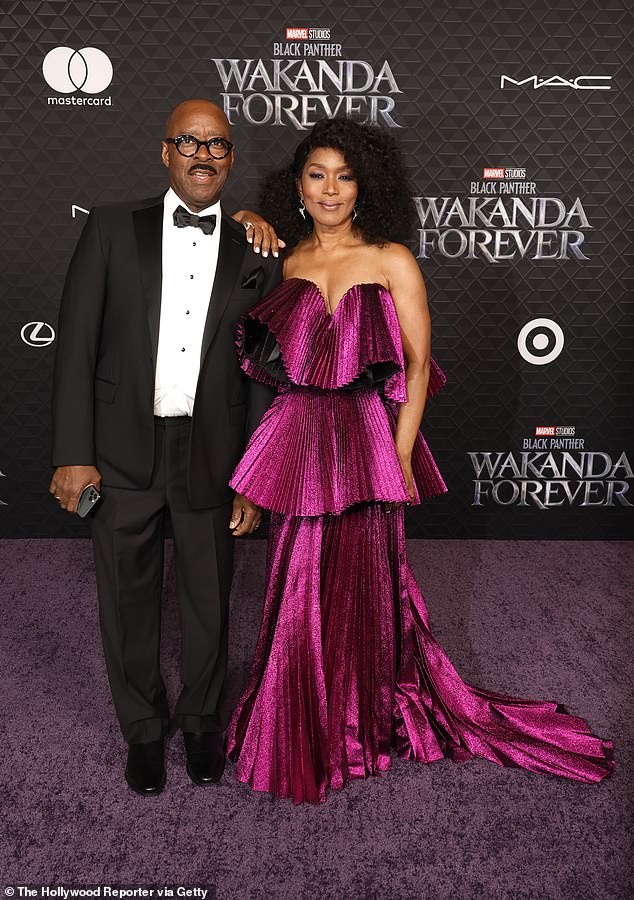 Vance and Bassett at the 2022 premiere of Black Panther: Wakanda Forever