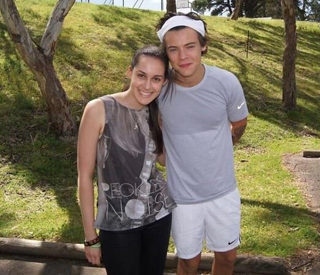 Jamila Lamarre-Condon (pictured with Harry Styles) was the alleged killer's loyal sidekick as the pair chased celebrities around Sydney
