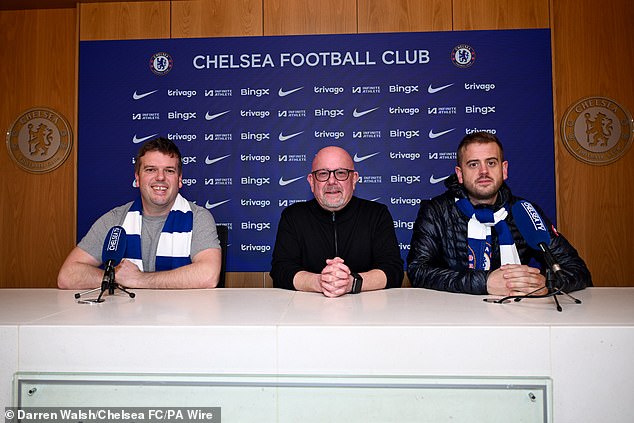 Paul Archer (centre) with his sons Nick (left) and Ben (right)