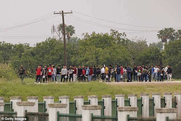 Last May, before the fencing was installed, there were lines of immigrants waiting at Camp Monument to enter the country