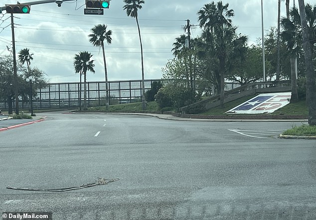 The border wall between Brownsville, Texas and Mexico