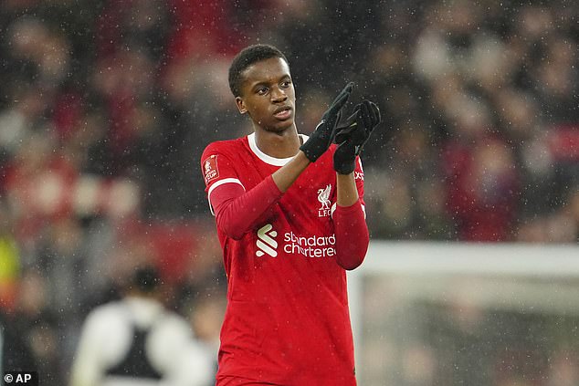 Klopp praised Liverpool youngster Trey Nyoni after coming off the bench to make his debut