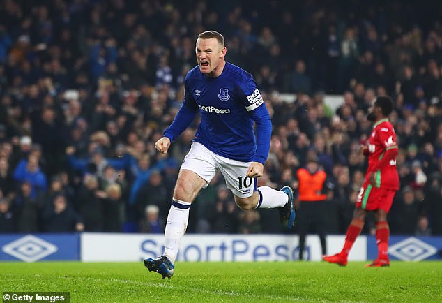 Rooney started his career at Everton and returned to Goodison Park in 2017