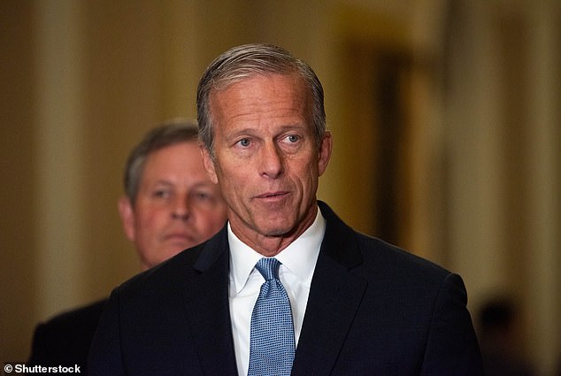 JOHN NO.  1: South Dakota Senator John Thune is currently second to Senate Minority Leader Mitch McConnell in Senate leadership