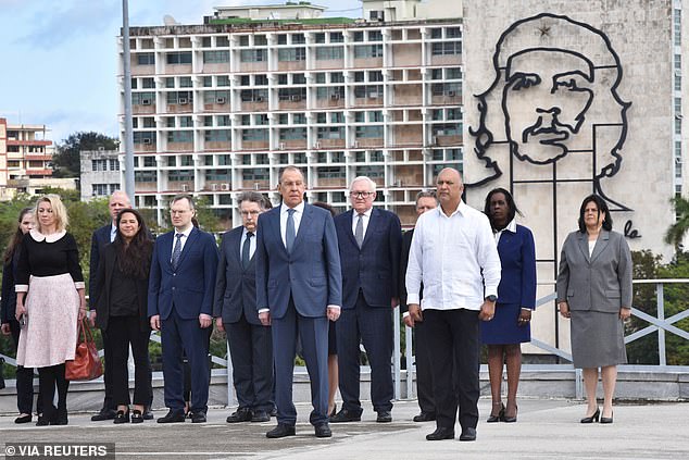 Lavrov attended a wreath laying ceremony at the Jose Marti Monument in the capital Havana