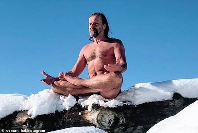 Rita credits the much-discussed methods of The Ice Man Wim Hof ​​​​(pictured) and says she regularly takes part in 40-minute infrared saunas, followed by a cold dip or shower