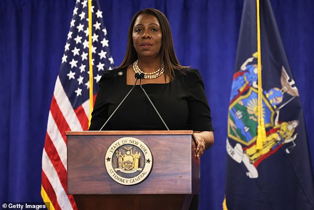 Letitia James has already threatened to seize Trump's buildings and taunted him by showing extra interest in X every day