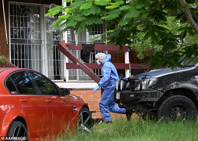 Forensic detectives are investigating a suspected domestic violence incident