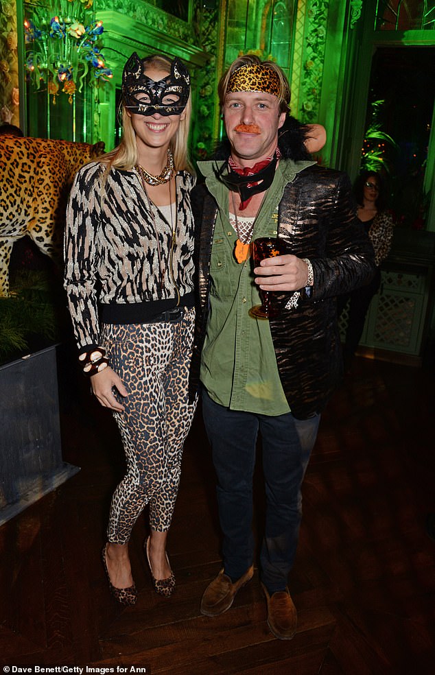 Lady Gabriella Windsor and Thomas Kingston pictured during the Jungle Part at Annabel's in London in September 2018