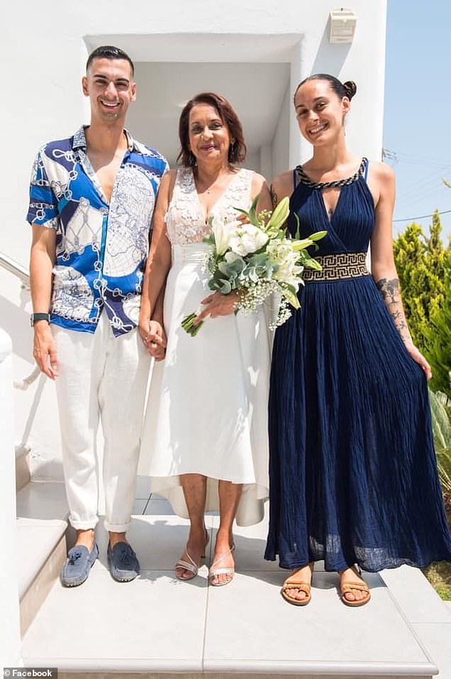 Neighbors recalled that Coleen Lamarre (pictured center with her son Beau and daughter Jamila) had been a 'kind and friendly' neighbor and were shocked when Daily Mail Australia revealed it was her son accused of the murders that shocked Australia