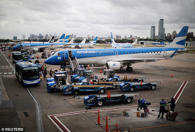 Aerolineas Argentinas, which is operated by the Argentine government, had to cancel 331 flights on Wednesday.  The airline said the flight cancellations affected about 24,000 passengers.  The company said it expected to lose about $2 million