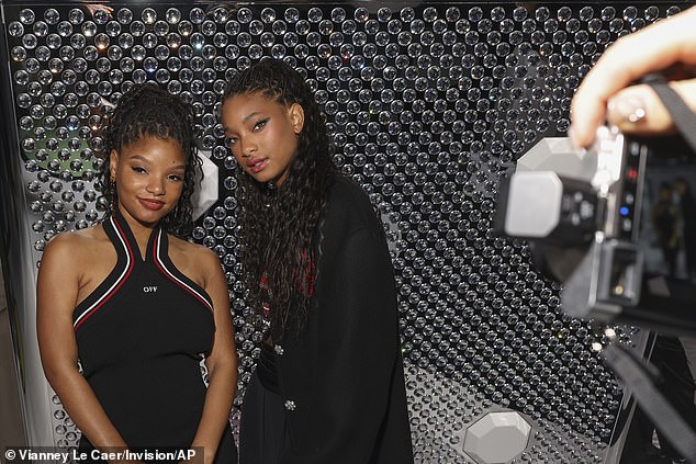 Willow and Halle appeared in their element as they mingled with the biggest names in the fashion industry