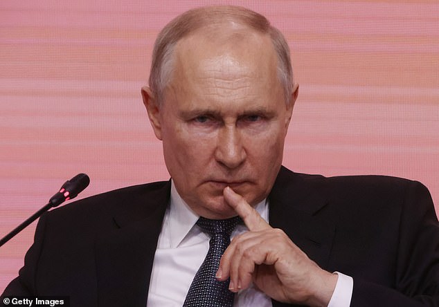 The West and Navalny's supporters, including his widow, say Russian President Vladimir Putin (pictured) is responsible for Navalny's death