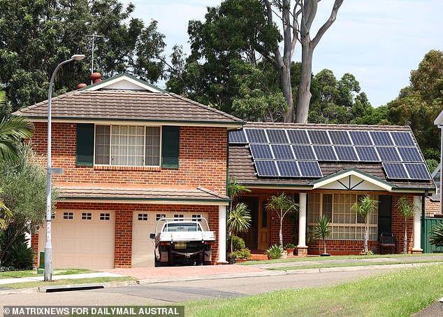 Neighbors on the quiet Illawong street where he has lived with his wife and adult son for almost 30 years describe him as a 'friendly old man' (Photo: Vulic's $1.65 million home)