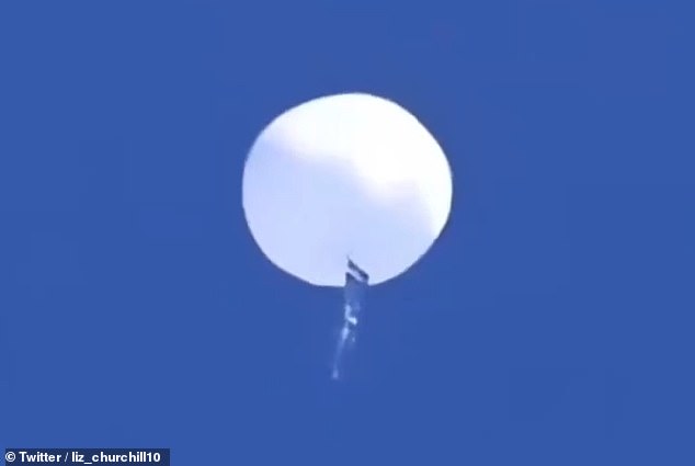 The Chinese spy balloon entered US territory last year and crossed the US before being shot down off the coast of South Carolina