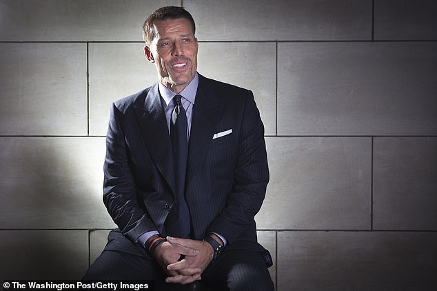 Tony Robbins is known for his infomercials, seminars and self-help books, including the books Awaken the Giant Within and Unlimited Power