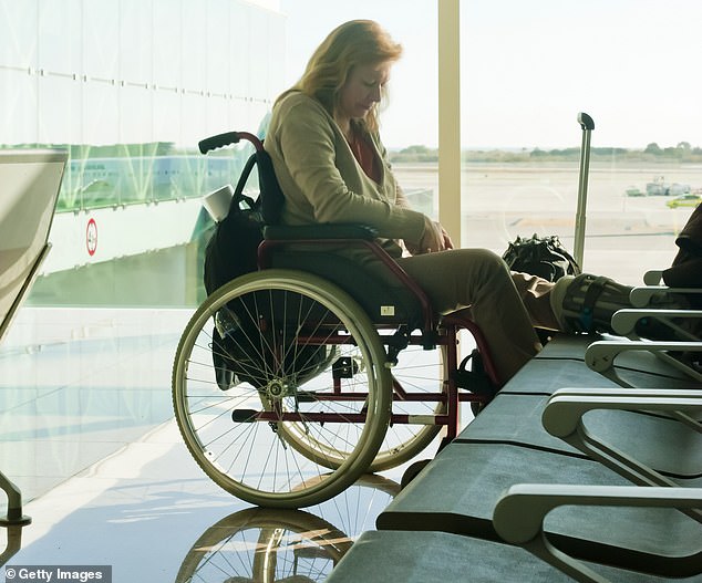 The original poster emphasized that she was not in the disabled seat and that there were plenty of other available seats nearby (stock image)