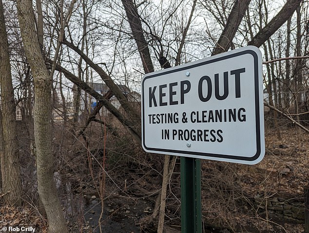 Still, the Protection Agency has posted signs around creeks and water sources warning people to stay away since the train derailed last year.