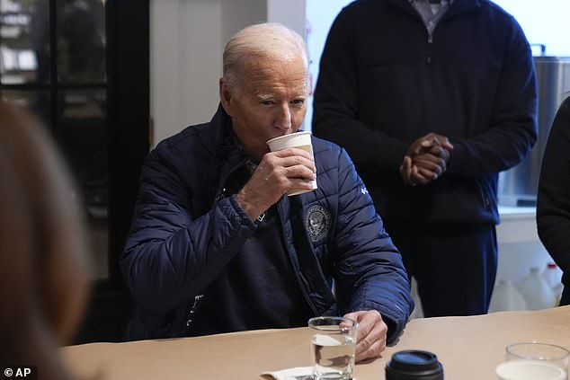 President Joe Biden drank coffee made from tap water during his visit to East Palestine.  The Environmental Protection Agency has assured residents that local water is safe