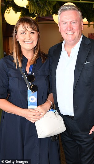 Pictured: Eddie McGuire and his wife Carla