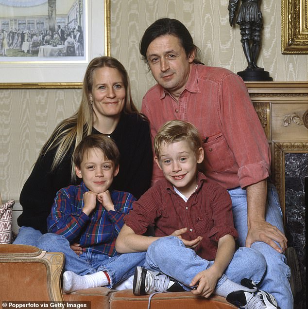 All five Culkin brothers make their joint debut in the upcoming Prime Video animated series The Second Best Hospital in the Galaxy.  Kieran (front left) and Macaulay Culkin, posing with their parents Kit and Patricia in London, England in December 1990