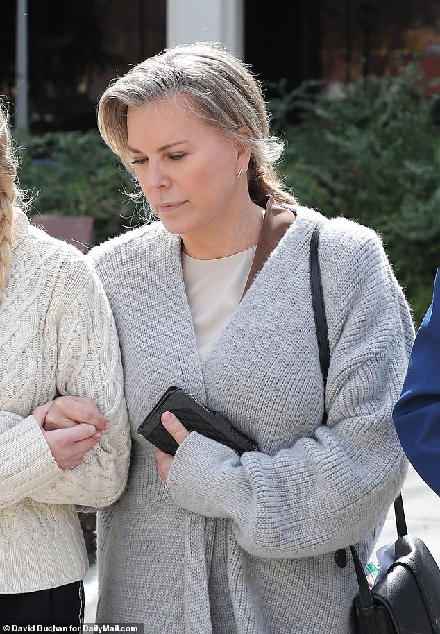 Rebecca Grossman, 62, is charged with murder over the September 29, 2020 crash that killed Jacob Iskander, 8, and his brother Mark, 11.  Grossman is seen leaving the court on Friday