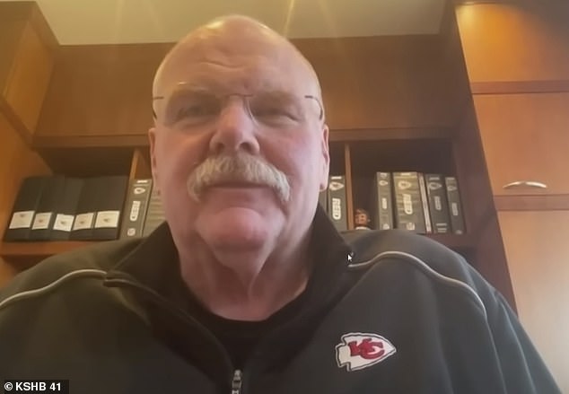 Kansas City Chiefs coach Andy Reid warned his players to be 