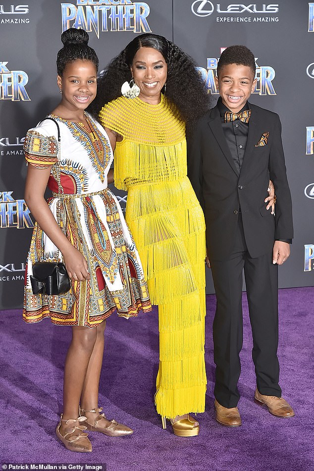 Angela Bassett hopes her work ethic rubs off on her children.  The 65-year-old actress has twins Bronwyn Golden Vance and Slater Josiah Vance, 18, with husband Courtney B. Vance.  Seen in 2018