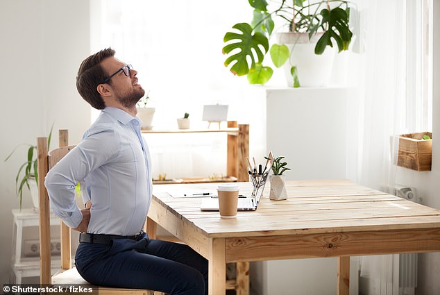 Working from home on laptops, sitting at the kitchen table all day or working from the couch is not good for your back.  Experts urge people to get up and change positions during the day