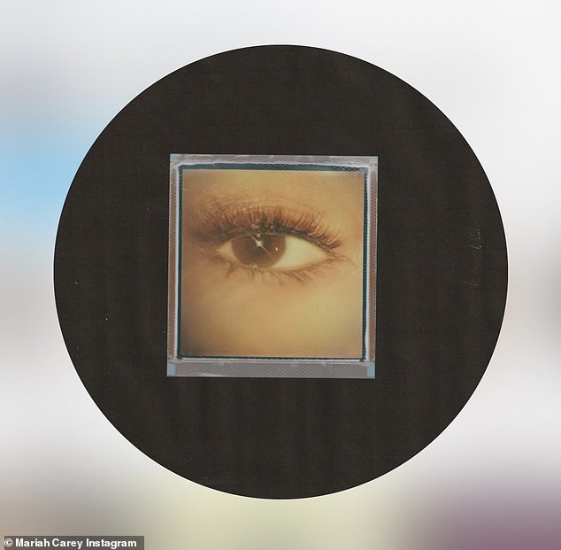 To promote the remix, the Wicked star changed her Instagram profile photo to a Polaroid image of her eye.  Carey did the same with her own eye