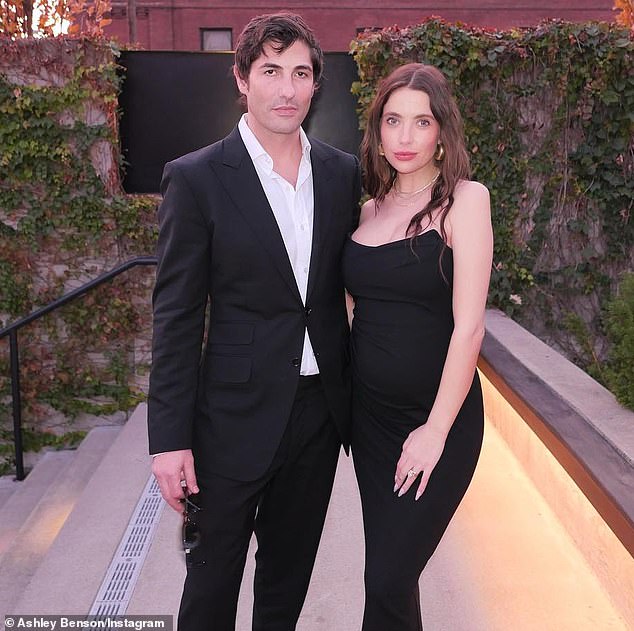 Ashley Benson revealed on Thursday that she is a new mother.  The 34-year-old Spring Breakers star shared a photo to her Instagram Stories showing that she had given birth to her first child, whom she shares with her husband Brandon Davis